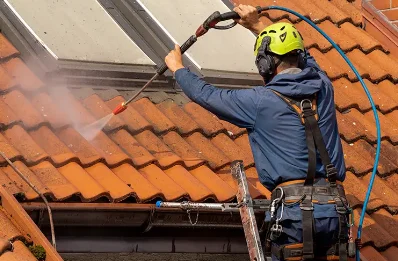 Démoussage et hydrofuge de toiture à Lacommande